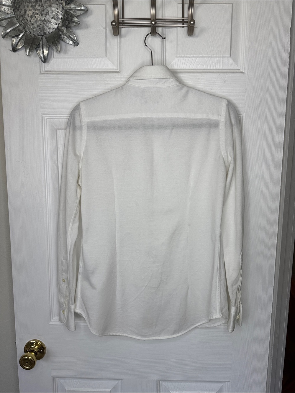 Ralph Lauren Women’s White Button-Down 100% Cotton Shirt with Pony Logo Sz S/P - Picture 2 of 6